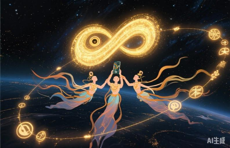 飞天？手机 - 今古融合的永恒象征